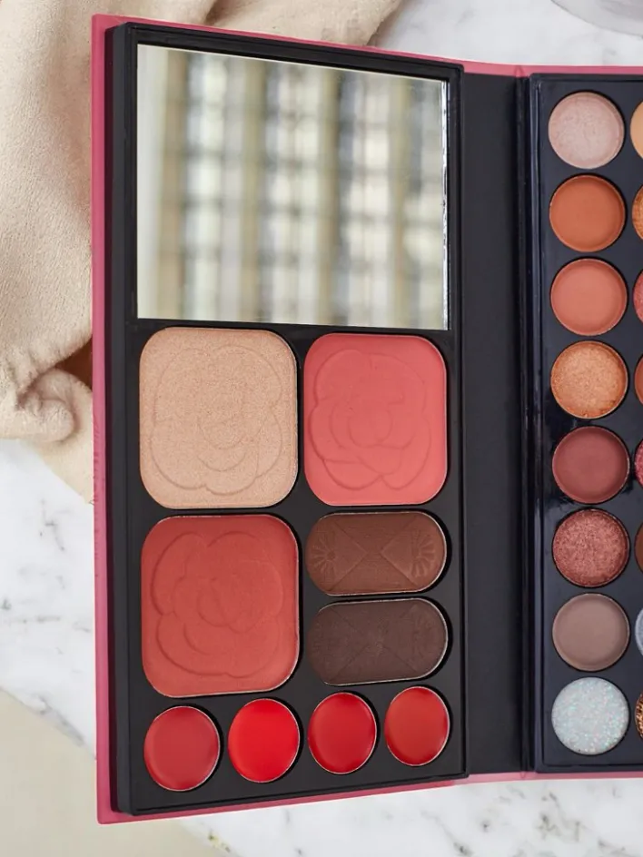 Oczy^Royalfashion ANYLADY Kompaktowa paletka do makijażu - cienie, konturowanie, usta- 33 odcienie