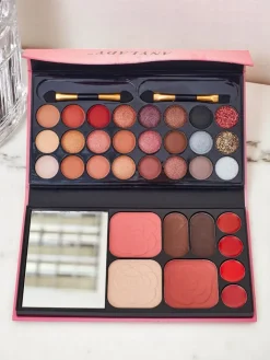 Oczy^Royalfashion ANYLADY Kompaktowa paletka do makijażu - cienie, konturowanie, usta- 33 odcienie