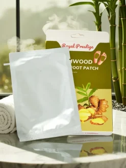 Higiena I Zdrowie^Royalfashion Aura Pedis: Naturalne Plastry Detoksykujace na Stopy z Imbirem i Piołunem 50g