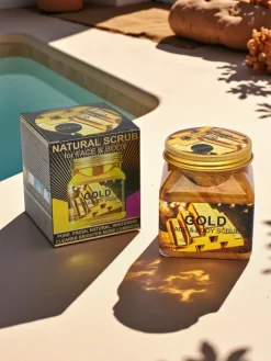 Twarz^Royalfashion Aurelia Gold Scrub do twarzy i ciała, odżywczy peeling 300ml