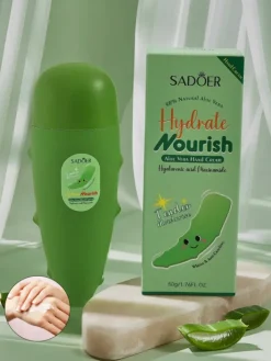 Dłonie^Royalfashion Aurelia Hydratia - Krem do rąk Aloe Vera z niacynamidem i kwasem hialuronowym 50g
