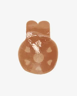 Codzienne^Royalfashion Beżowe damskie nakładki samonośne - Bielizna