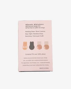 Codzienne^Royalfashion Beżowe damskie nakładki samonośne - Bielizna