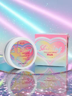 Twarz|Ciało^Royalfashion Brokatowy żel do zdobienia twarzy w kolorze srebrnym