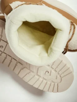 Śniegowce|Botki Na Platformie^Royalfashion Buty a'la śniegowce damskie Quill Haven Camel