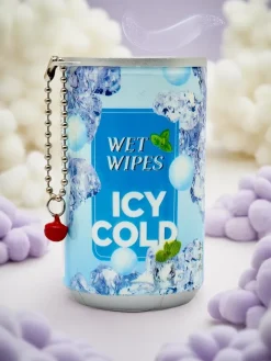 Artykuły Chemiczne|Higiena I Zdrowie^Royalfashion Chusteczki nawilżające w ozdobnym opakowaniu ICY COLD 30szt niebieski