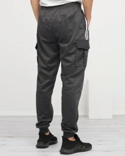 Spodnie^Royalfashion Ciemnoszare męskie spodnie dresowe - Odzież Ciemnoszary