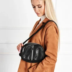 Małe Torebki^Royalfashion Czarna damska mała torebka na ramię - Akcesoria