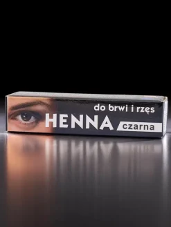 Oczy|Twarz^Royalfashion Czarna henna do brwii i rzęs proszkowa czarny