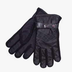 Rękawiczki^Royalfashion Czarne męskie ocieplane rękawice - Akcesoria