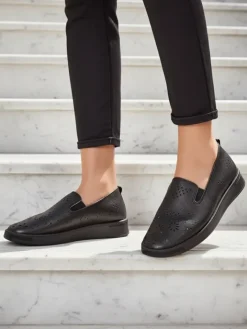 Półbuty^Royalfashion Elegancja Ikona czarny