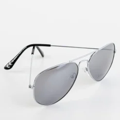 Okulary Przeciwsłoneczne^Royalfashion Damskie okulary przeciwsłoneczne w srebrnej oprawce - Okulary