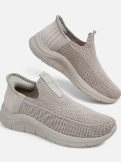 Ugc|Bieganie, Ćwiczenia I Trening^Royalfashion Damskie sneakersy Livia Bianco – siateczkowe buty na lato i wiosnę biały