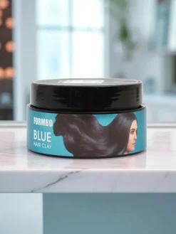 Włosy^Royalfashion Formbo Azzurro Argus – niebieska glinka do stylizacji włosów niebieski