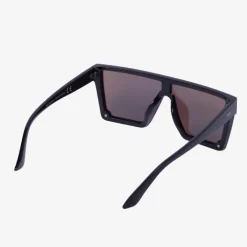 Okulary Przeciwsłoneczne^Royalfashion Granatowe damskie kwadratowe okulary przeciwsłoneczne z holograficznym wykończeniem - Akcesoria Granatowy