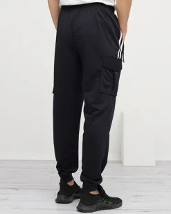 Spodnie^Royalfashion Granatowe męskie spodnie dresowe - Odzież Granatowy