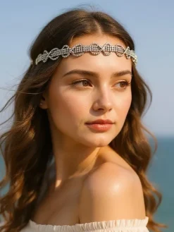 Akcesoria Do Włosów^Royalfashion Helene Perla srebrny