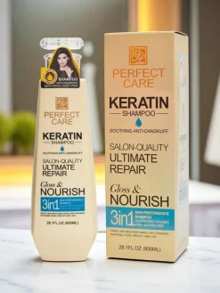 Włosy^Royalfashion Keratinowy Szampon Anti-Dandruff Perseus Gloss Nourish 3w1 800ml