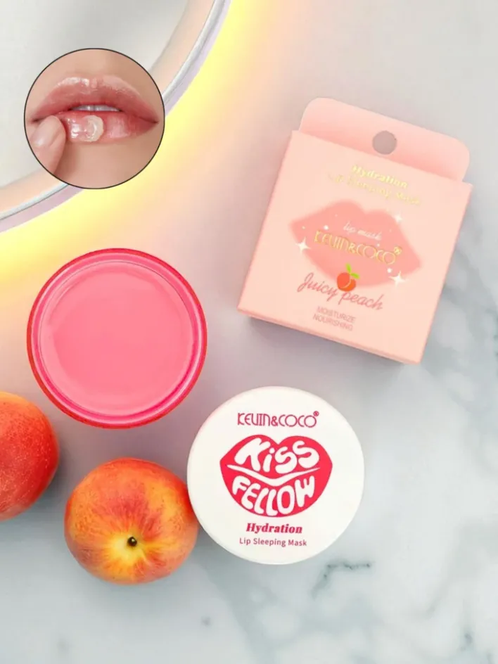 Twarz|Usta^Royalfashion KissFellow Maseczka do ust nawilżająca Peach