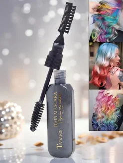 Włosy^Royalfashion Kolorowa maskara farbka do włosów Color Pop Graphite grafit