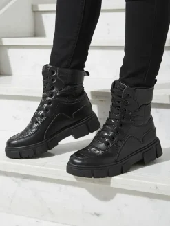 Workery|Botki Bez Ocieplenia^Royalfashion Lorenzo Classic Czarne Buty Damskie czarny