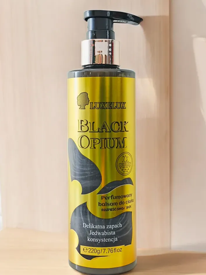 Ciało^Royalfashion Luxelux Perfumowany balsam do ciała Black Opium 220 g