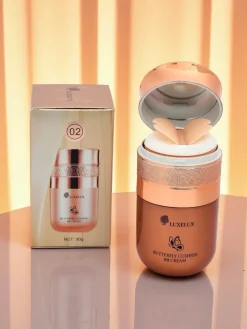 Twarz^Royalfashion LUXELUX Podkład do twarzy Krem BB Butterfly Puff Beige