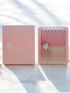 Twarz^Royalfashion Luxelux Róż do policzków mineralny kolor Peach Pearl 01 7g