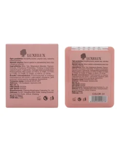 Twarz^Royalfashion Luxelux Róż do policzków mineralny kolor Peach Pearl 01 7g