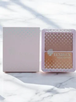 Twarz^Royalfashion Luxelux Rozświetlacz prasowany w kamieniu do twarzy 02 7g