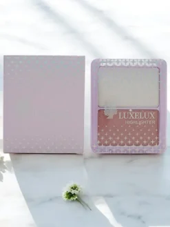 Twarz^Royalfashion Luxelux Rozświetlacz prasowany w kamieniu do twarzy 01 7g