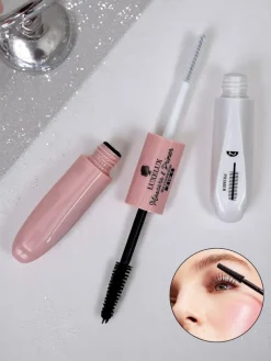 Oczy^Royalfashion Mascara & Suchy diamentowy pyłek do rzęs 2w1 24H trwałości i wodoodporny