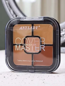 Twarz^Royalfashion Matująca i wodoodporna Paletka konturująca 5 korektorów w odcieniu nude 03