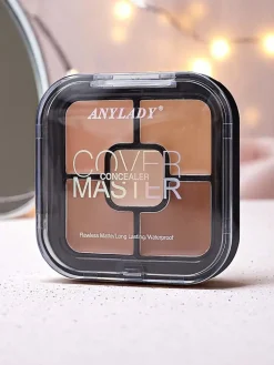 Twarz^Royalfashion Matująca i wodoodporna Paletka konturująca 5 korektorów w odcieniu nude 02