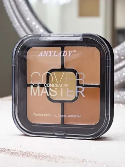 Twarz^Royalfashion Matująca i wodoodporna Paletka konturująca 5 korektorów w odcieniu nude 01