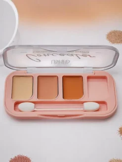 Twarz^Royalfashion Matująca Paletka konturująca 3 odcienie Oatmeal Carrot