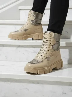 Workery|Botki Bez Ocieplenia^Royalfashion Mirae Stiletto Elegante Czarne jasny brązowy