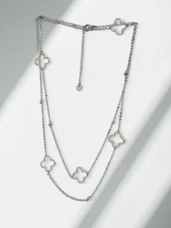 Biżuteria^Royalfashion Naszyjnik srebrny Livia Quattro Argento - minimalistyczna elegancja