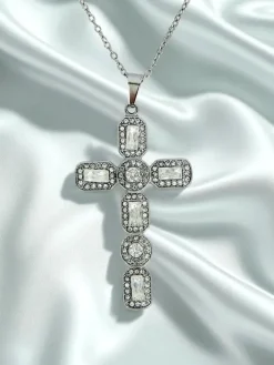 Biżuteria^Royalfashion Naszyjnik z krzyżem Ceremi Athe