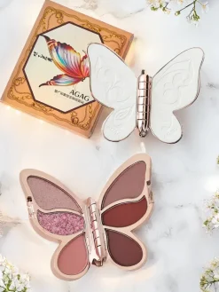 Oczy^Royalfashion Paletka 6 cieni do powiek w kształcie motyla 12g