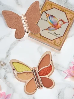 Oczy^Royalfashion Paletka 6 cieni do powiek w kształcie motyla 03 12g