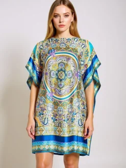 Narzutka Plażowa|Bluzki / Koszule / Koszulki^Royalfashion Pareo Afrodyta – kolorowe pareo do kolan inspirowane Italią Wielokolorowe