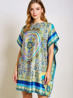 Narzutka Plażowa|Bluzki / Koszule / Koszulki^Royalfashion Pareo Afrodyta – kolorowe pareo do kolan inspirowane Italią Wielokolorowe