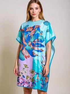 Narzutka Plażowa|Bluzki / Koszule / Koszulki^Royalfashion Pareo Callista – kolorowa sukienka uniwersalna z poliestru Wielokolorowe