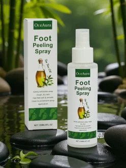 Ciało^Royalfashion Peeling w sprayu do stóp z Olejkiem Drzewnym Herbacianym