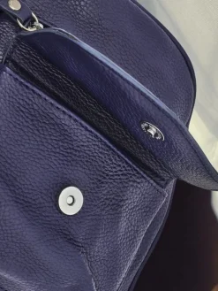 Plecaki^Royalfashion Plecak damski Callista od Królewska Moda, skóra ekologiczna, Granatowy