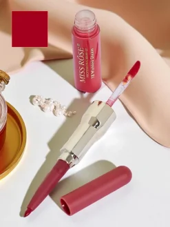 Usta^Royalfashion Pomadka do ust w płynie i konturówka 2w1 Russian Red