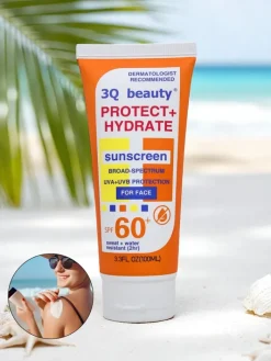 Ciało^Royalfashion 3Q Beauty Krem przeciwsłoneczny do twarzy wodoodporny 60 SPF