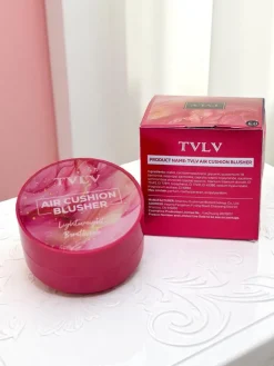 Twarz^Royalfashion Róż do policzków z gąbeczką kolor Sunset