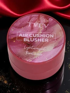 Twarz^Royalfashion Róż do policzków z gąbeczką kolor Sunset